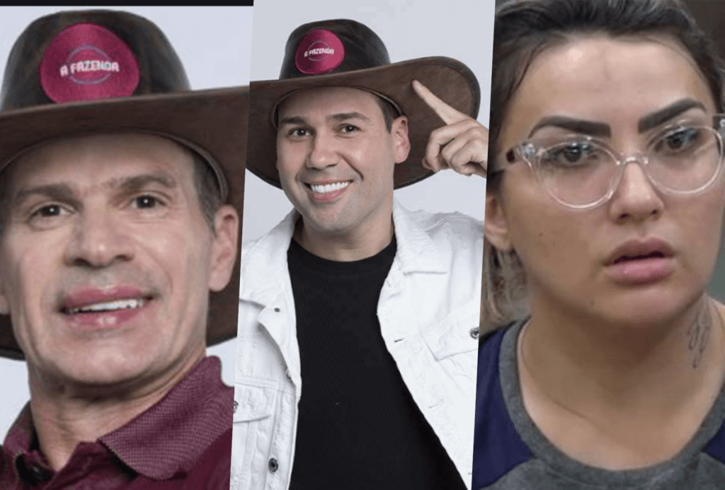 Enquete A Fazenda 2019: Túlio Maravilha, Viny Vieira e Thaysse estão na roça; quem deve ficar?