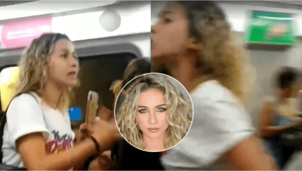 A atriz da TV Globo Larissa Ayres não aguentou calada a presença de um homem no vagão especial para mulheres em pleno horário de pico e expulsou o sujeito de lá (Foto: Reprodução/ Instagram)