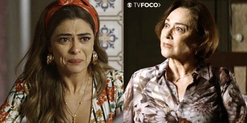 Maria da Paz desaba em A Dona do Pedaço após Evelina contar terrível segredo