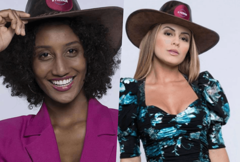 Sabrina e Arícia estão na roça da Fazenda da 2019 (Foto reprodução) Sabrina e Arícia estão na roça da Fazenda da 2019 (Foto reprodução)