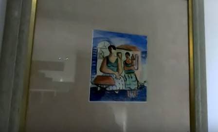 Uma obra de Di Cavalcanti na mansão de Hebe Camargo Foto: reprodução de vídeo Uma obra de Di Cavalcanti na mansão de Hebe Camargo Foto: reprodução de vídeo