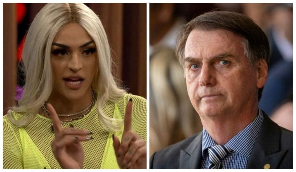 Pabllo Vittar e Jair Bolsonaro cravam guerra