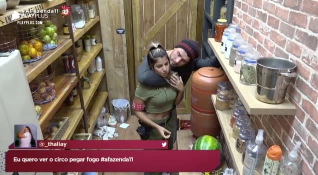 Lucas é acusado por público de enforcar Hariany em A Fazenda e produção ordena saída do peão: "Urgente"