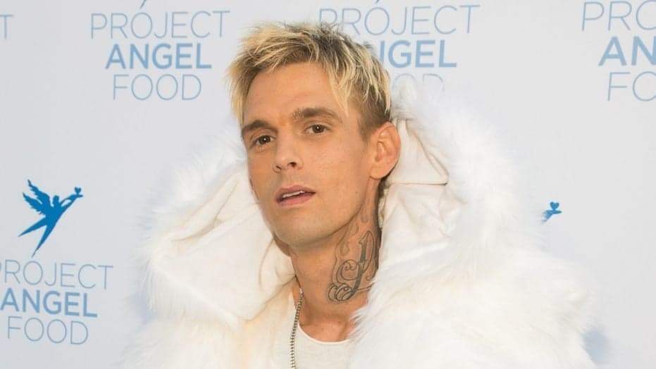 Aaron Carter é hospitalizado às pressas após grave diagnostico e assusta família