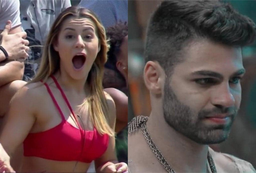 A Fazenda: Netto desabafa com Guilherme sobre Arícia voltar com o ex lá fora: 'Teria que ser muito banana'