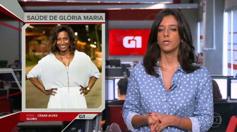 Globo interrompe Encontro para falar do estado de saúde de Glória Maria