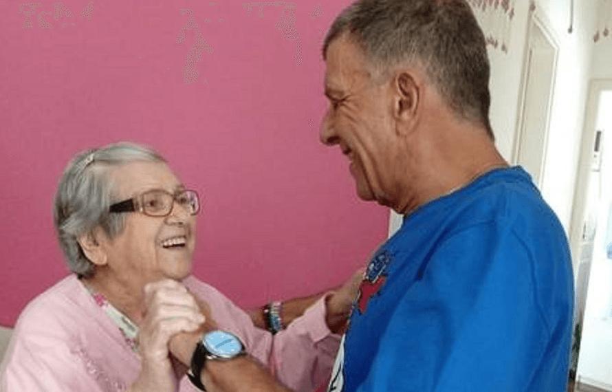 Hilda Rebello e Jorge Fernando (Foto: Reprodução)