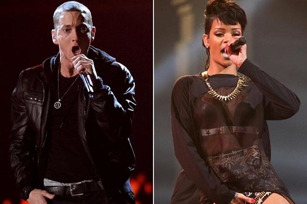 Eminem faz ameaça contra Rihanna e dispara: "Bateria naquela vadia"