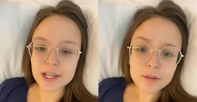 Larissa Manoela está internada em hospital (Foto: Reprodução)