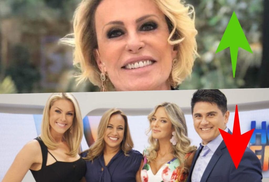 Subiu, desceu: Ana Maria toma programa para ela na Globo e Record decide deixar de salvar o Hoje em Dia
