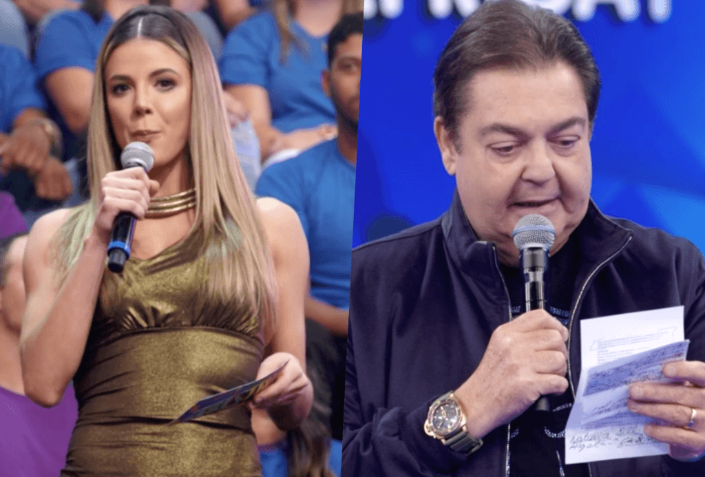 Faustão vê bailarina se desesperar ao vivo, falar tudo errado e parte pra cima: "Tem regras"