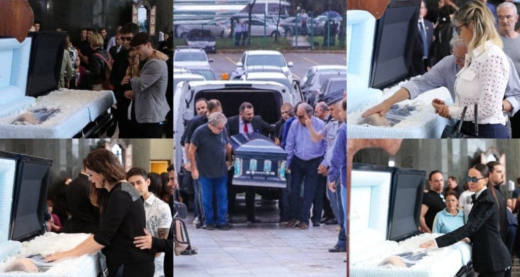 Famosos fingem comoção em velório de Gugu Liberato e fãs aproveitam para tirar selfies com seus ídolos