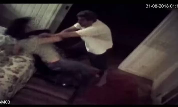 Marido de famosa atriz da Globo é flagrado em vídeo torturando a mulher, e diz que ela que o agrediu 'por 5 horas'