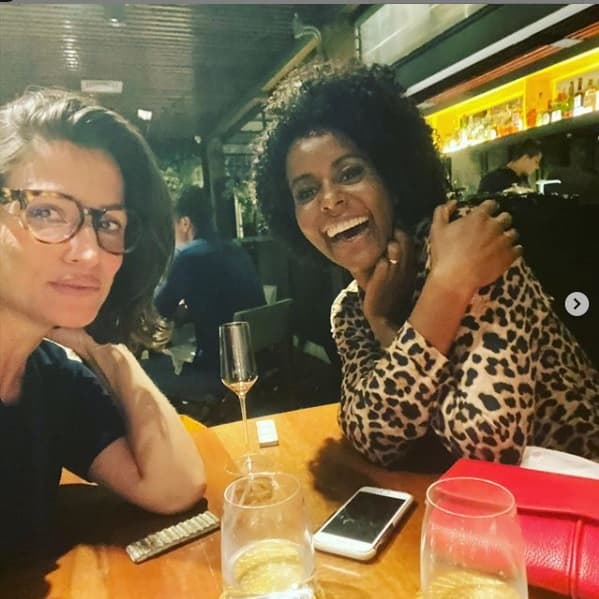 Maju e Renata Vasconcellos