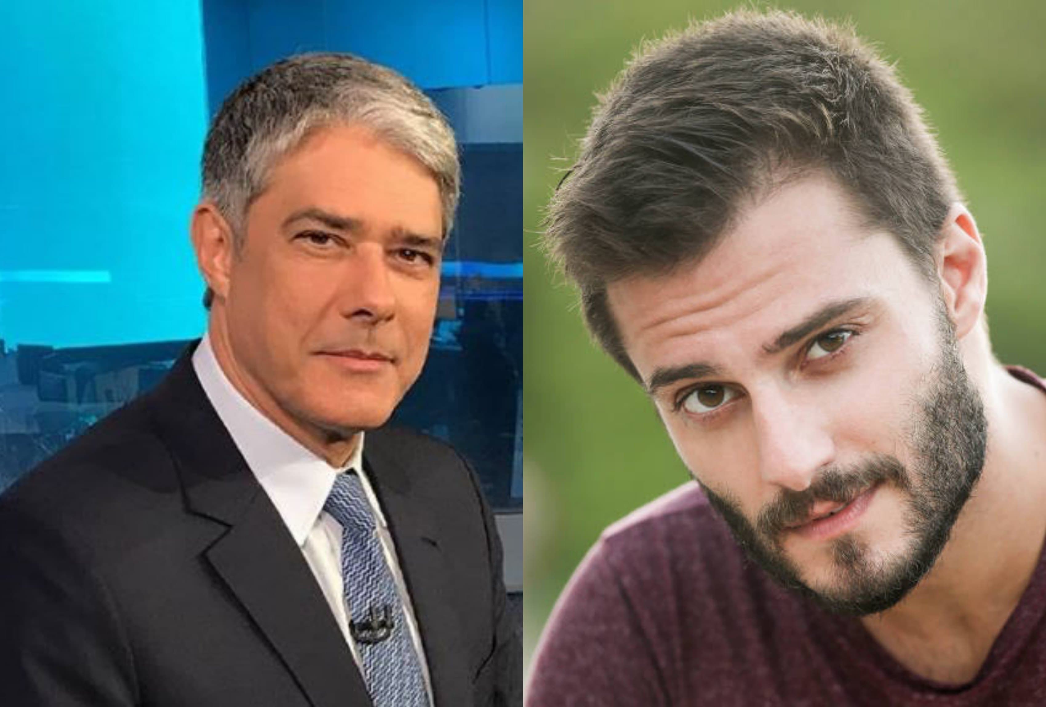 William Bonner e Hugo Bonemer (Foto: Reprodução) William Bonner e Hugo Bonemer (Foto: Reprodução)