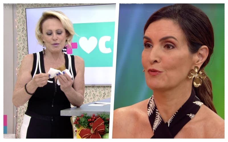 Ana Maria Braga faz surpresa para Fátima Bernardes e envia presente inusitado para a colega