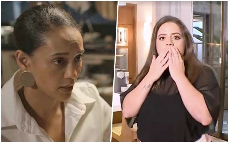 Repórter invade casa de Amor de Mãe, se atrapalha e quebra item importante do cenário