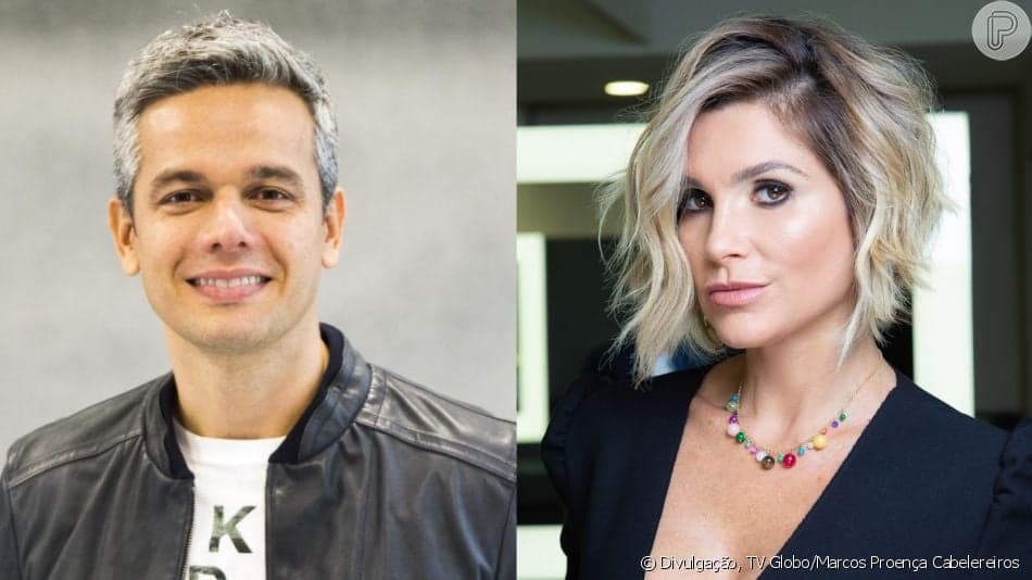 Otaviano Costa mostra foto da família com Flávia Alessandra