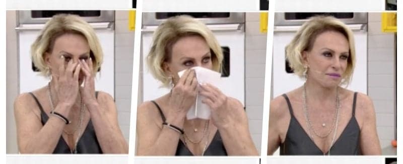 Emoção! Ana Maria Braga chora com história de convidado e precisa ser amparada pela equipe