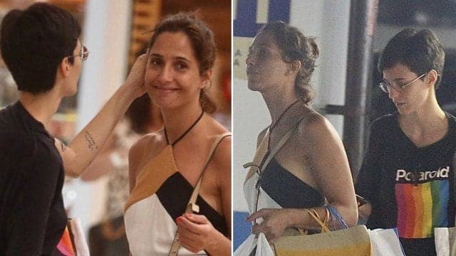 Camila Pitanga e a namorada são flagradas juntas