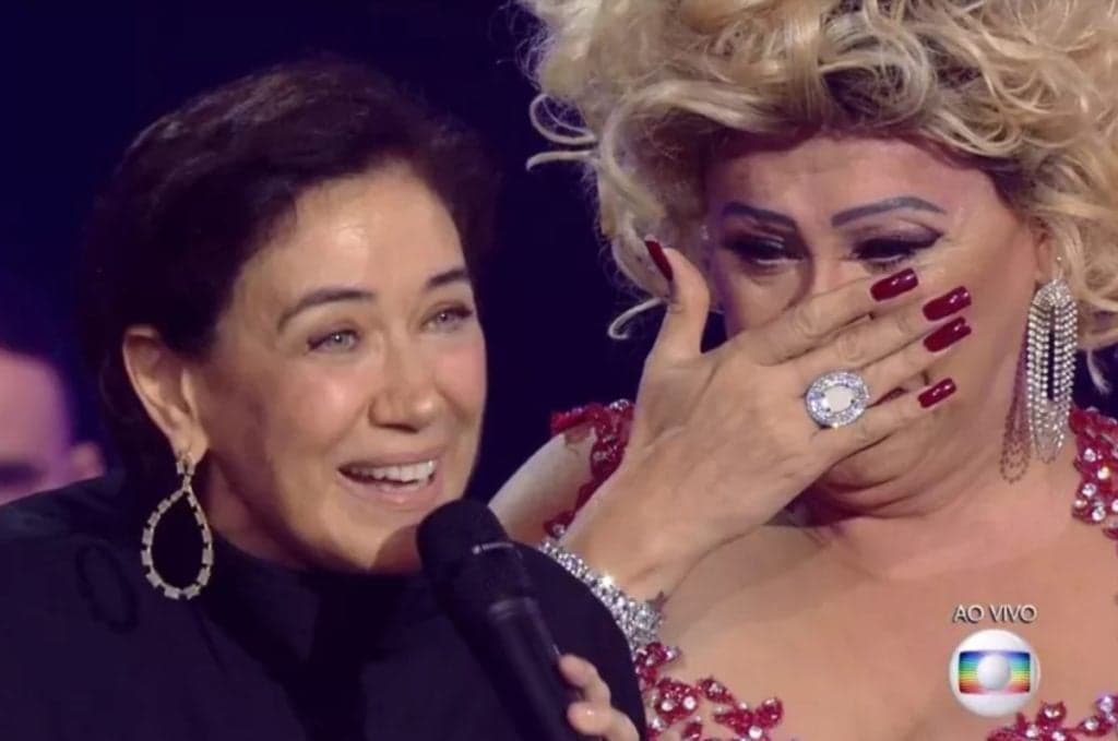 Nany People cai no choro após surpresa da Globo e fica chocada com reencontro