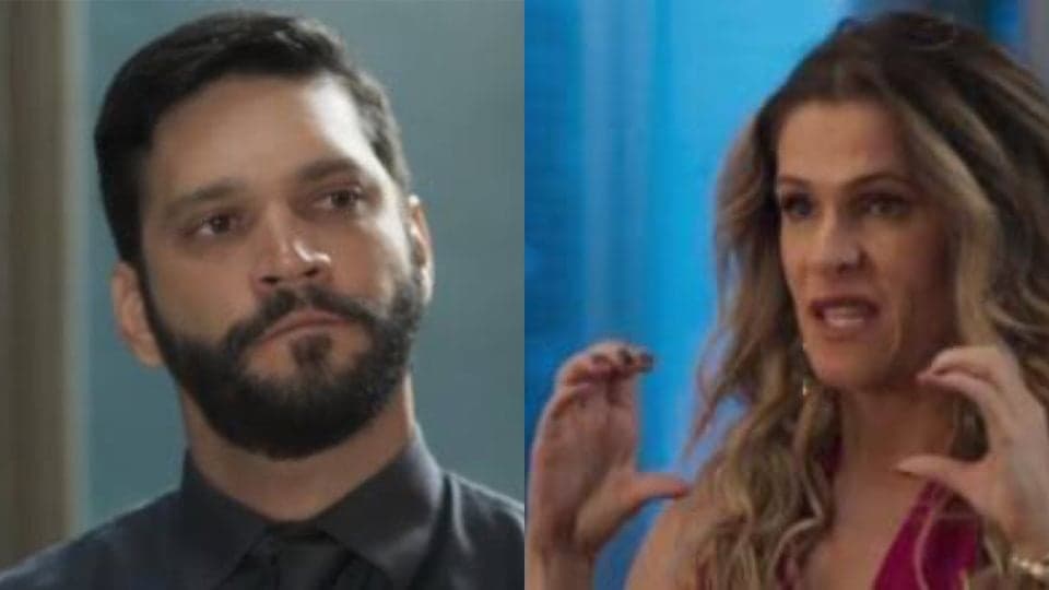 Bom Sucesso: Silvana invade quarto de Diogo, flagra vilão gostoso só de cueca e toma atitude inusitada