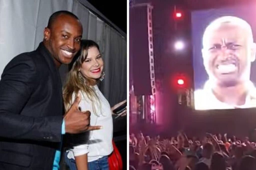 Thiaguinho é obrigado a cantar música que fez para Fernanda Souza