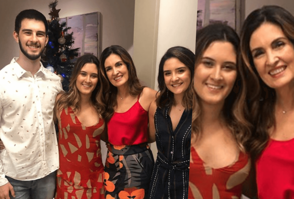 Noite especial de Natal na casa de Fátima Bernardes teve falta de Túlio