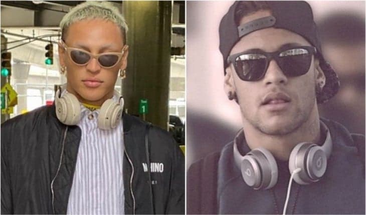Pabllo Vittar é confundido com Neymar nos Estados Unidos e jogador vira alvo de chacotas