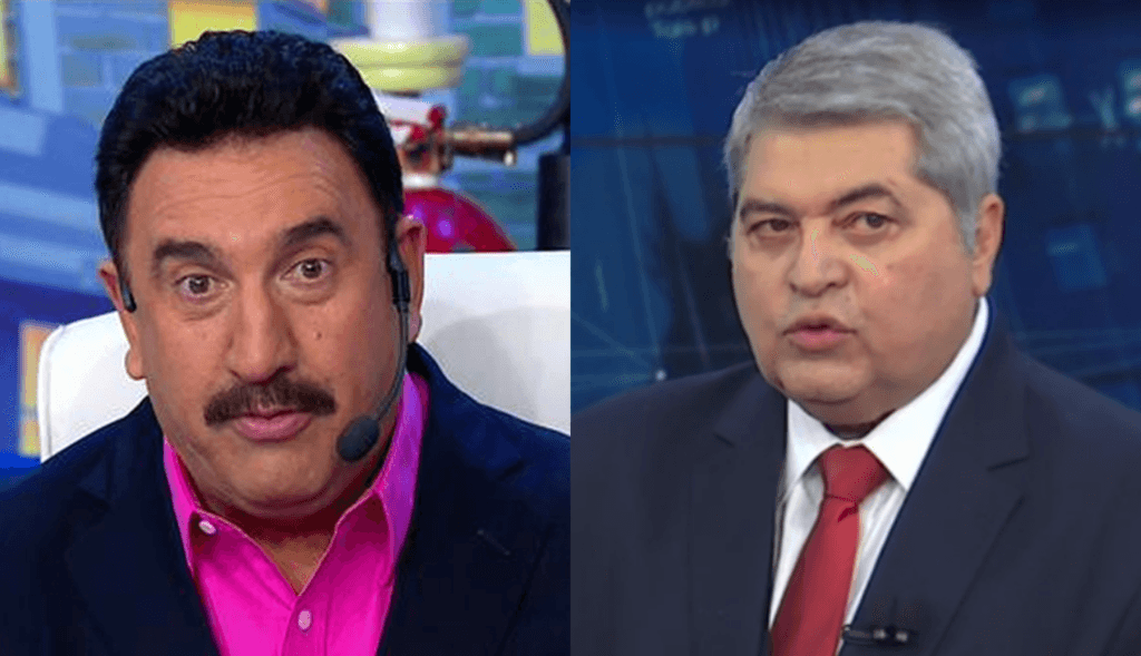 Ratinho publica foto com Datena e teor da conversa acaba sendo divulgada para o público
