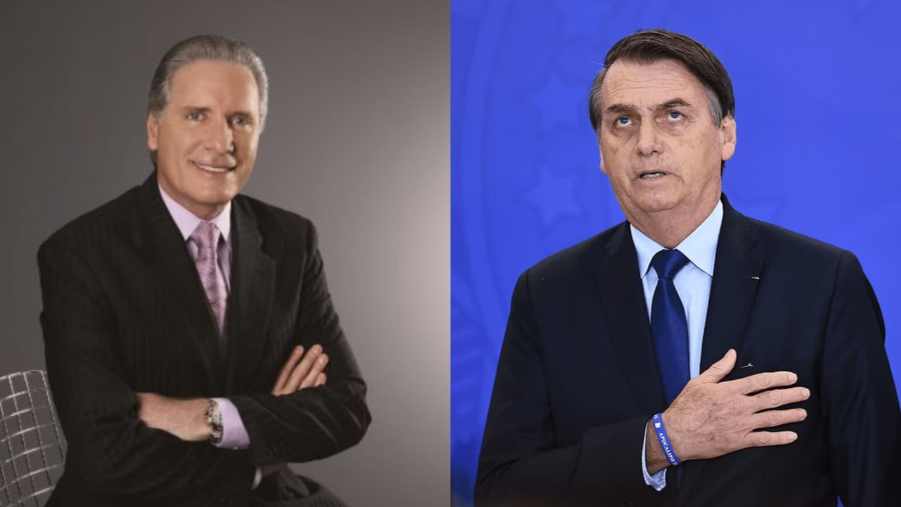 Roberto Justus e Jair Bolsonaro (Foto: Divulgação/Evaristo Sa/AFP)