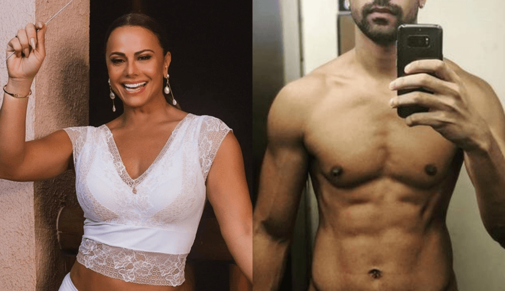 A fila andou! Viviane Araújo engata romance com vizinho 13 anos mais novo e físico do gato arranca suspiros