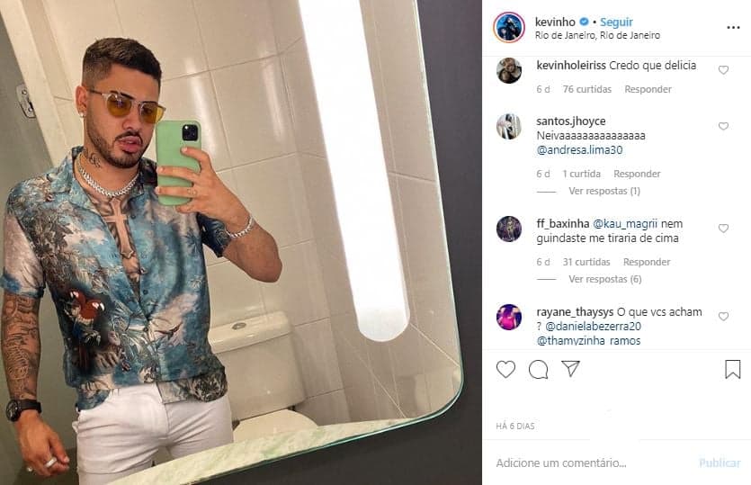 O famoso cantor e funkeiro, Kevinho agitou a internet (foto: Reprodução) O famoso cantor e funkeiro, Kevinho agitou a internet (foto: Reprodução)