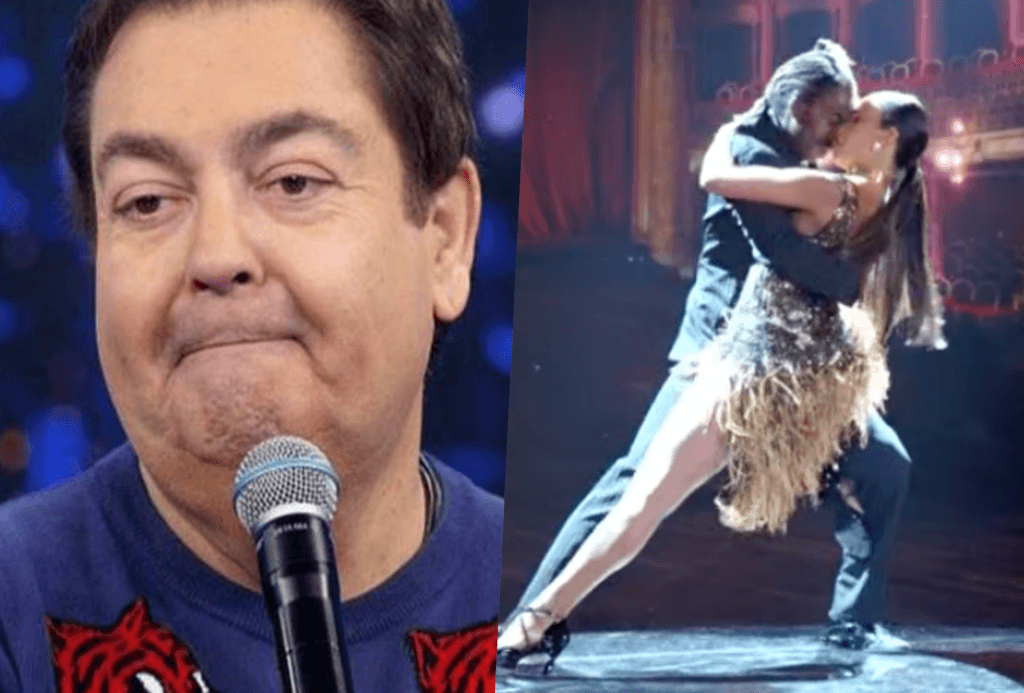 Faustão brinca sobre sex* a três