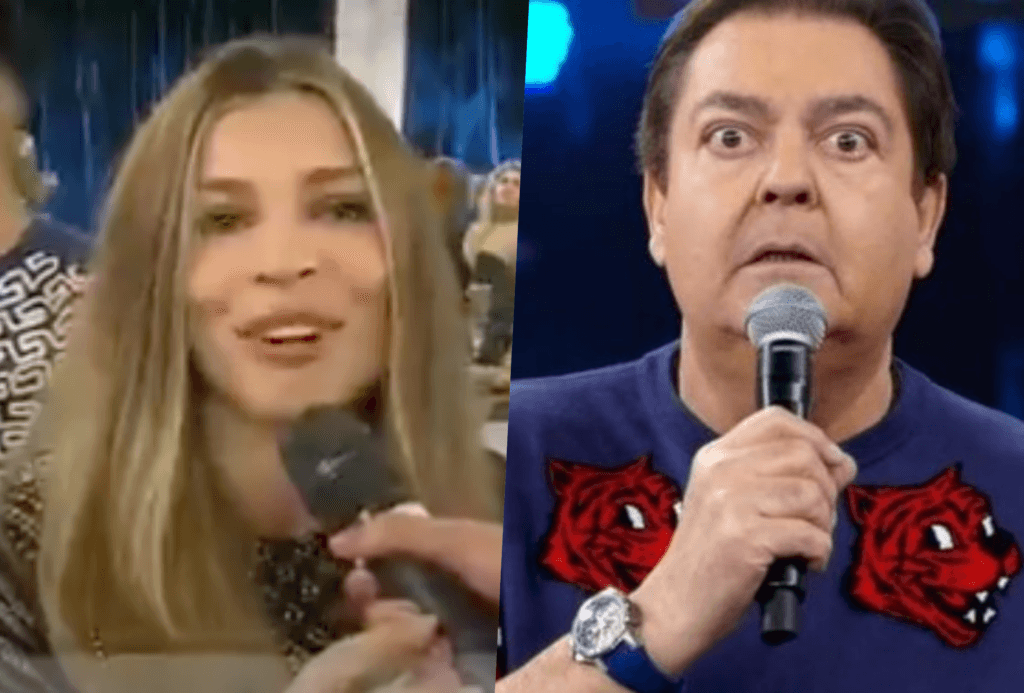 Tô é morta! Grazi Massafera ao vivo é sincerona e manda a real para Faustão: "Melhora aí"