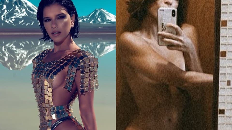 Mariana Rios arranca a roupa e mostra demais