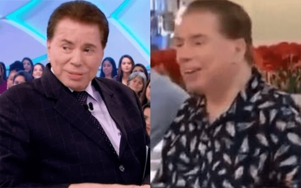 Morri! Silvio Santos surge de pijama dentro de shopping sentado em chafariz e causa tumulto