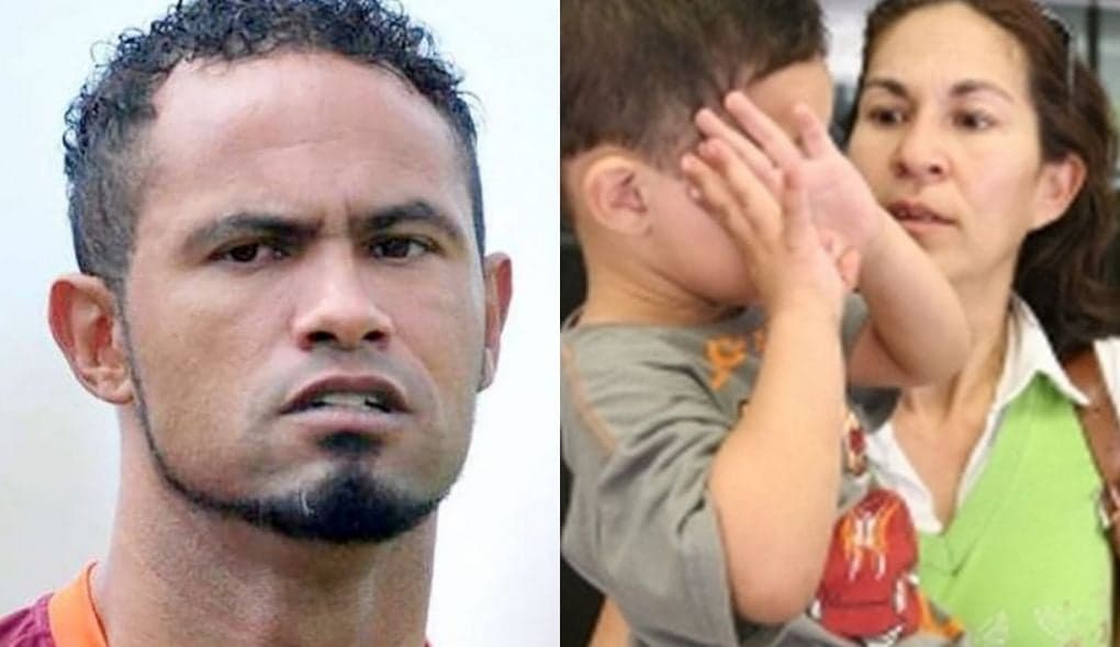 Após filho exigir prisão perpétua por assassinato brutal, goleiro Bruno coloca em dúvida paternidade: 'Teste de DNA'