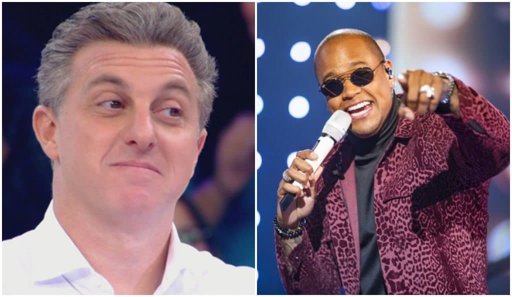 Luciano Huck se choca com Léo Santana e revela tamanho: "É Gigante"