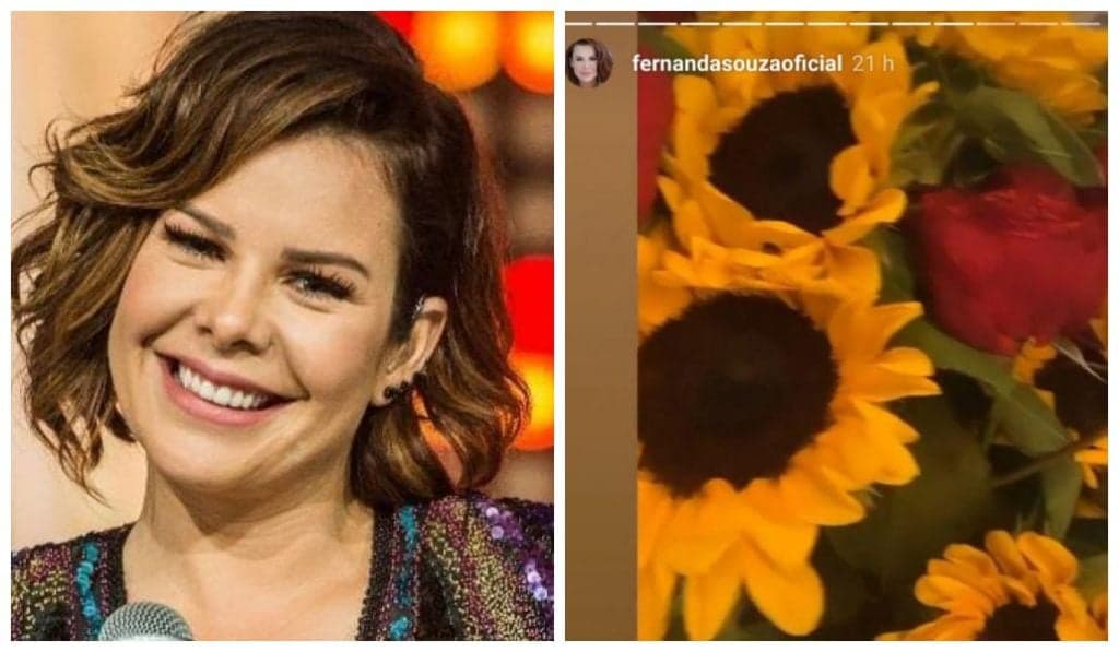 Fernanda Souza pega público de surpresa e causa ao revelar de quem ganhou flores: "Amei"