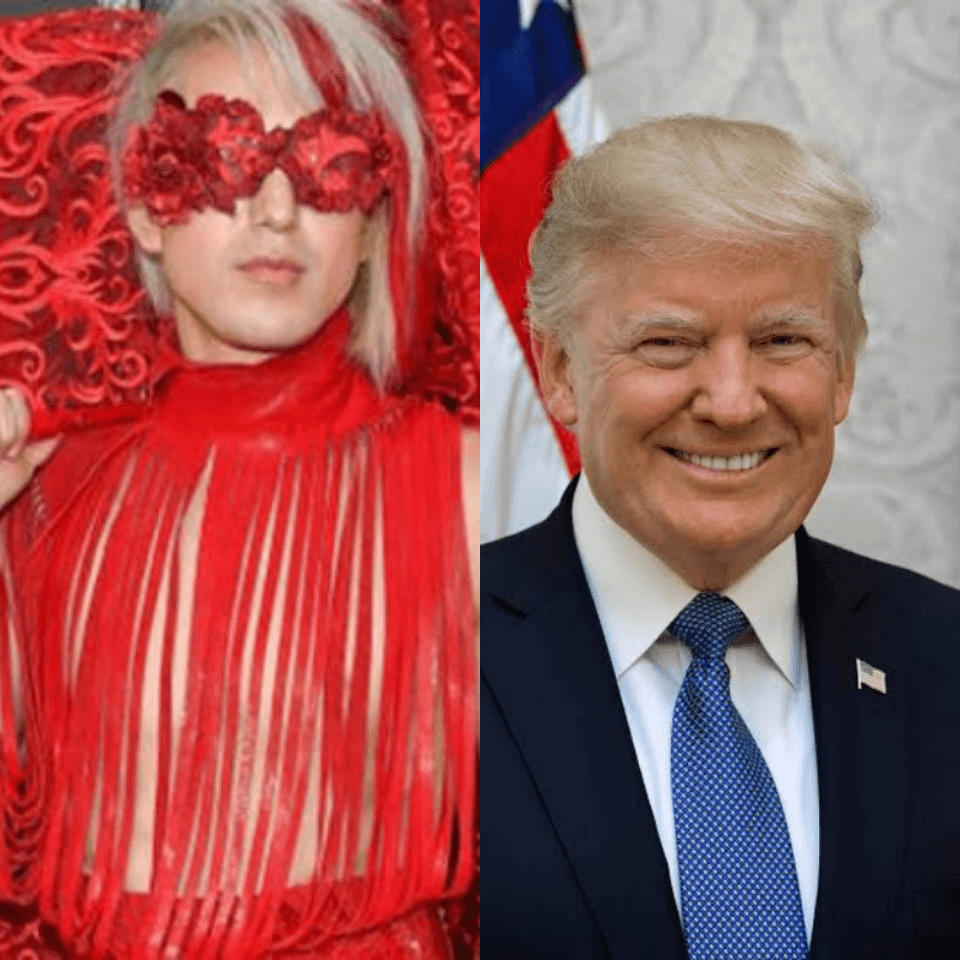 Uau! Ricky Rebel ousa no look do Grammy Awards 2020 e faz protesto pró-Trump com mensagem escrita em seu bumbum
