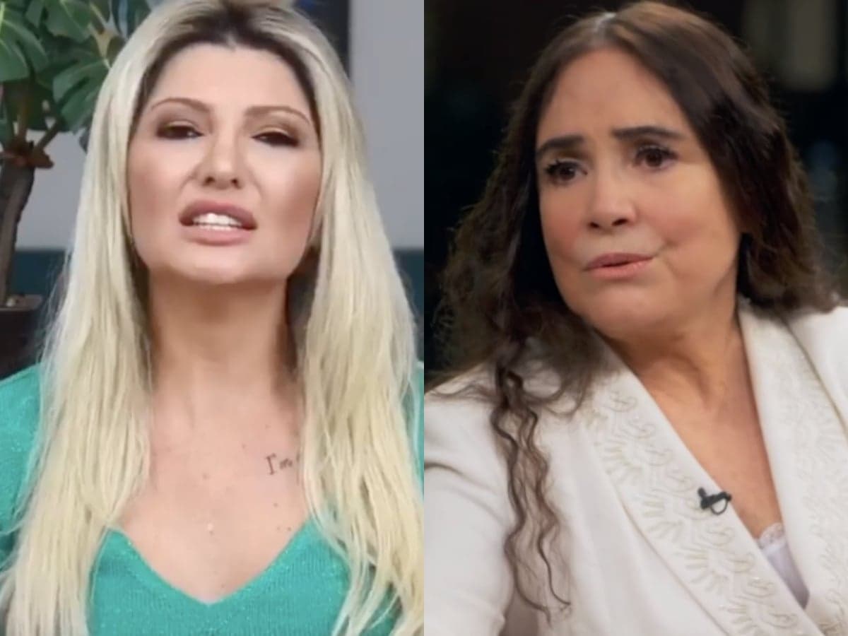 Que situação! A famosa empresária, Antonia Fontenelle quebrou o silêncio e detonou a ex-atriz da Globo, Regina Duarte (Foto: Reprodução/Montagem TV Foco) Que situação! A famosa empresária, Antonia Fontenelle quebrou o silêncio e detonou a ex-atriz da Globo, Regina Duarte (Foto: Reprodução/Montagem TV Foco)