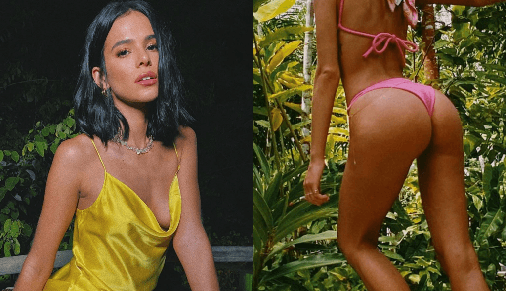 Bruna Marquezine perde completamente a vergonha, surge com maiô cavadíssimo e empina bumbum