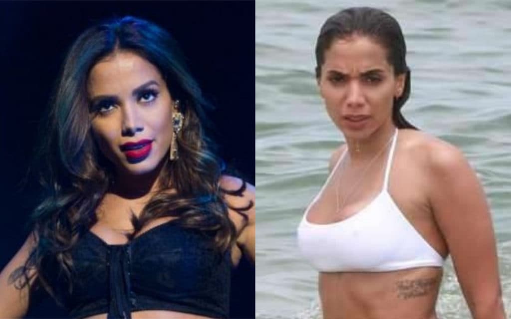 Chocada! Anitta é flagrada de biquini na praia e cantora ordena que fotografo seja encontrado