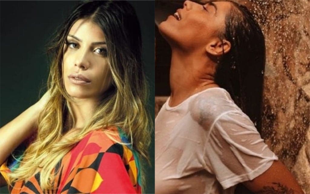 Ex-BBB Franciele Grossi surge com roupa molhada em publicação