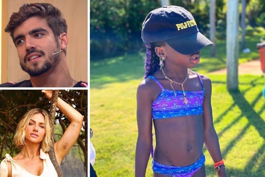 Caio Castro faz piada com filha de Giovanna Ewbank, se arrepende e apaga em seguida