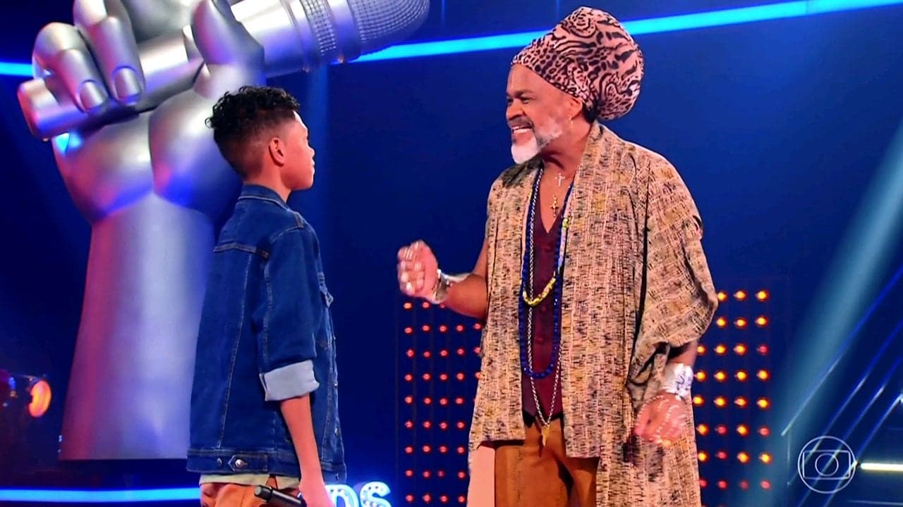 Carlinhos Brown no The Voice Kids desse domingo, 05 de janeiro (Foto: Reprodução) Carlinhos Brown no The Voice Kids desse domingo, 05 de janeiro (Foto: Reprodução)