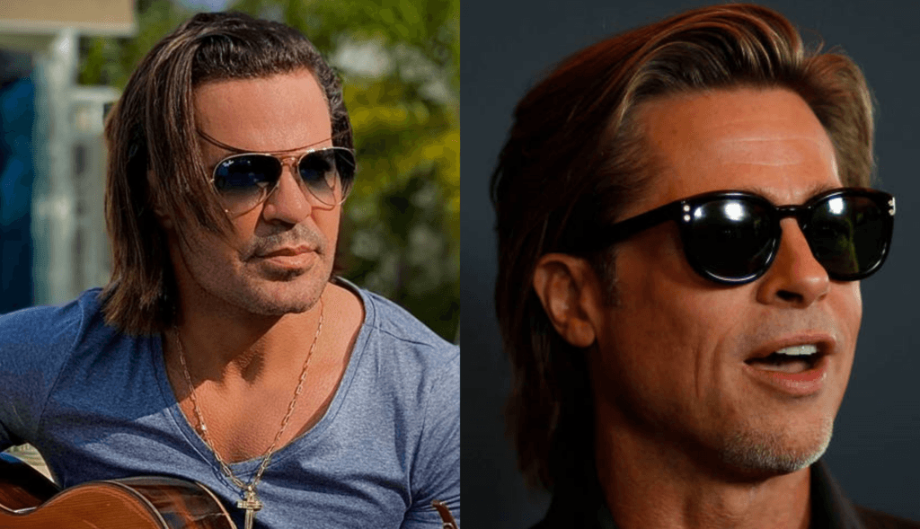 Após ser deixado por ex-noiva, Eduardo Costa reaparece e choca ao surgir idêntico a Brad Pitt