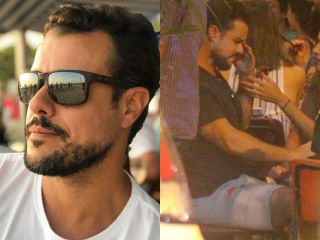Joaquim Lopes é flagrado visivelmente abalado, chora ao lado de namorada e deixa público preocupado