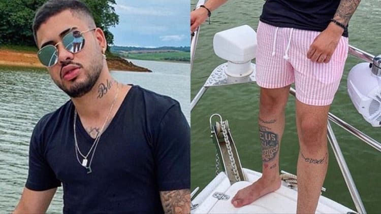 Kevinho surge em click sensual a bordo de barco e tamanho de parte de seu corpo intriga: "Que grande!"